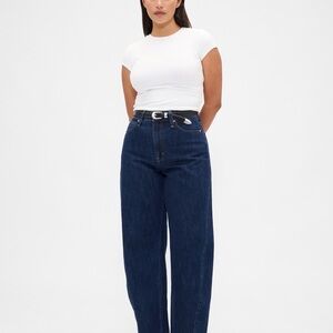 GAP Curvy High Rise Barrel Jean